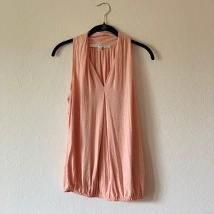 Max Studio Peach Sleeveless Top